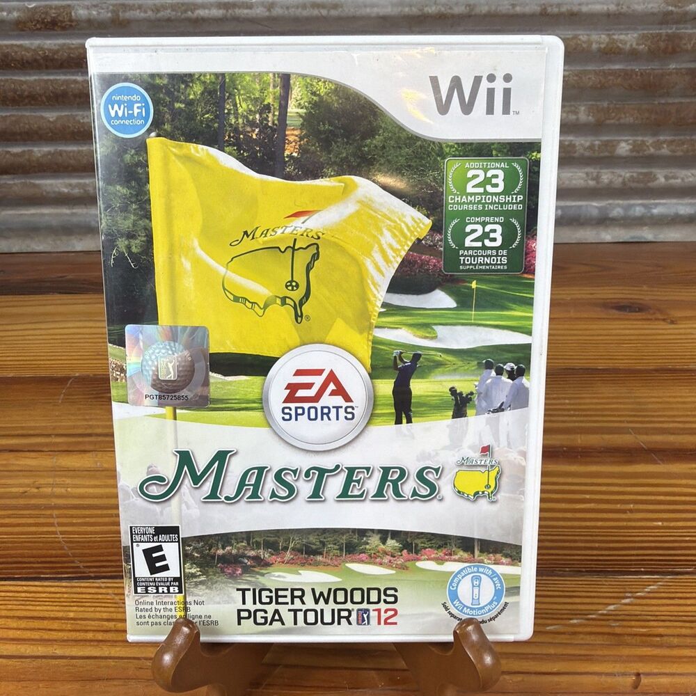 Tiger Woods PGA Tour 12: The Masters Nintendo Wii 2011 WITH Manual MINT!